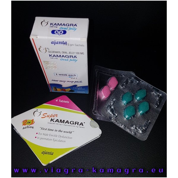 Kamagra TRY-OUT pakket optie 4 *Mix pakket 4 blisters (12 tabletten + 7 sachets jelly)